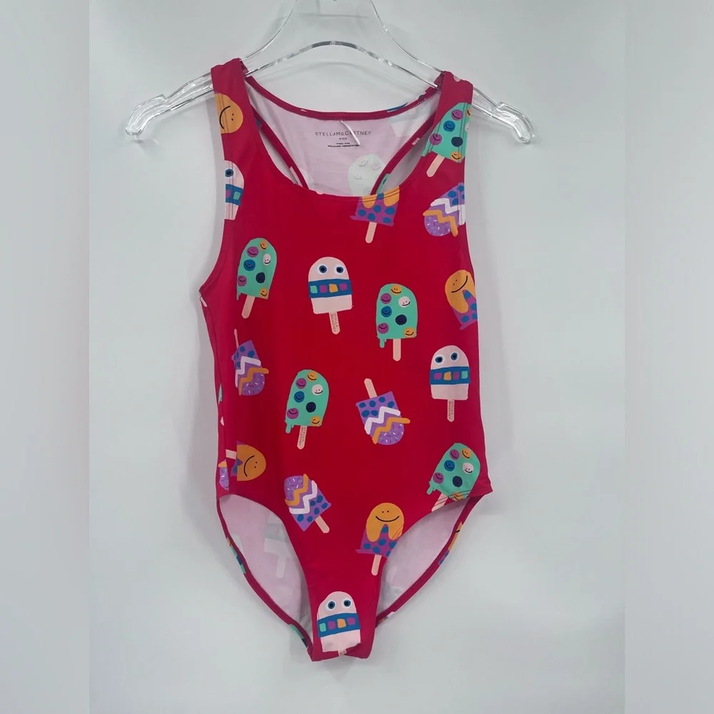 STELLA MCCARTNEY KIDS GIRLS RED SWIMSUIT size‎ 14